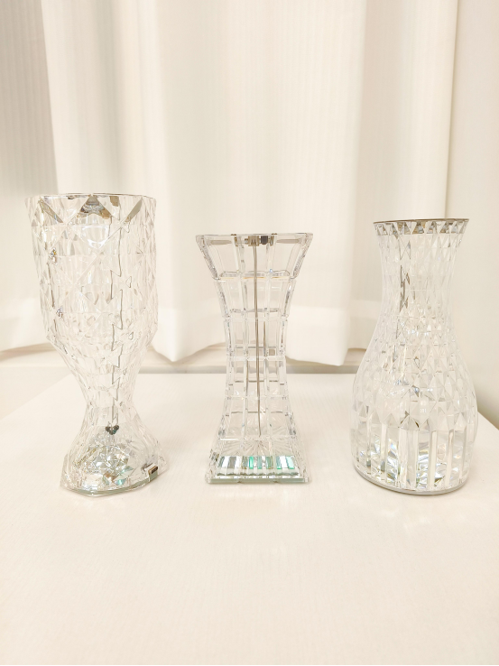 Yunlu simple style crystal shape vase shape atmosphere decorative lamp