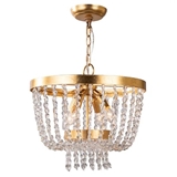 American crystal chandelier gold leaf do old princess ice crystal crystal bedroom chandelier high-gr