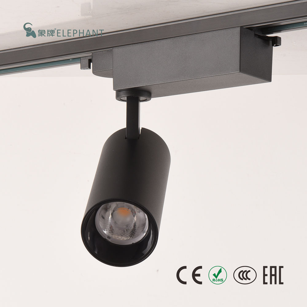 Single Phase 3 Wire COB 24W Commercial Spot LED Track Light