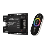 DC12V 24V 18A 6-key wireless full touch remote control RGB LED neon dimming controller
