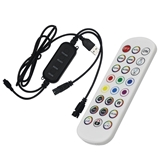 DC12V 24V radio frequency infrared remote control 24-key dimmer RGB multi-tone light controller