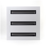 LED grille light panel flat plate light office office building shopping mall integrated ceiling anti