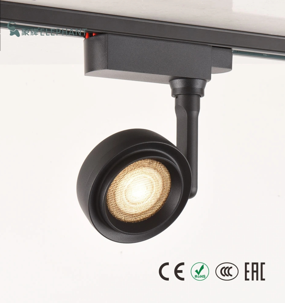 Single Phase 3 Wire COB 24W Commercial Spot LED Track Light