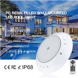 High Quality PC Resin Filled 18W 24W 30W 35W 42W Wall Mounted Led Pool Light