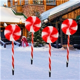 Customized lollipop lamp outdoor waterproof LED Christmas decoration lamp candy shape ground lamp