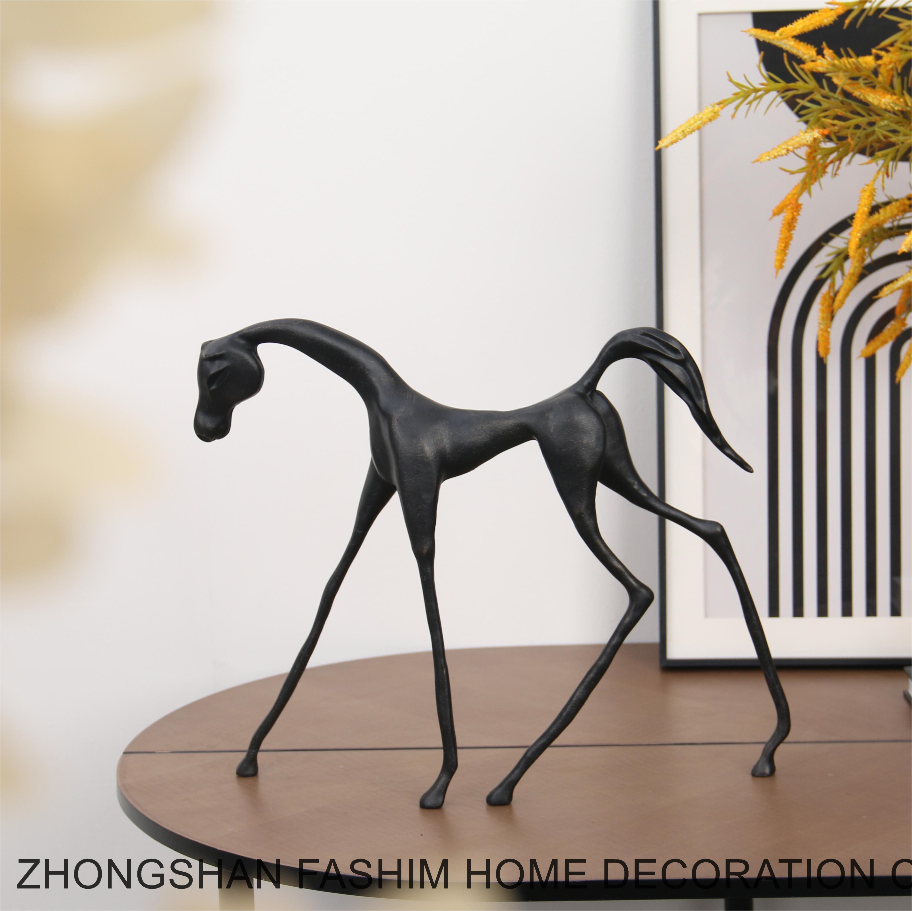 Fashimdecor Horse shaped metal home decoration ornaments