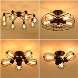 Industrial ceiling light Retro creative l decorative lamps