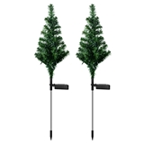 Outdoor Waterproof Solar Christmas Tree Lights Holiday Garden Atmosphere Decorative Lights