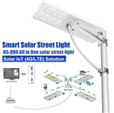 QBD Series All-In-One Smart Solar Street Light Integrated Solar Street Lamp For Solar 4G LTE