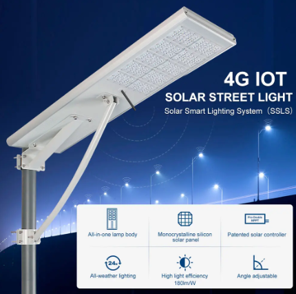 Solar Smart Lighting 4GQBD 4G IoT Solar Street Light