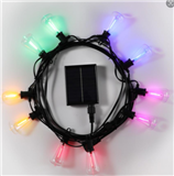 Solar String Light Diamond Bulb Meteoric shower