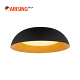 ARISING Alva Ceiling light LED 24w 3000k Black wood grain color blocking Pumpkin plate Light