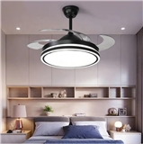 110V 220V 42inch Luz De Ventilador Led ceiling fan chandelier remote control For Living Room