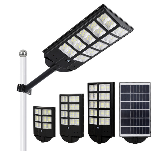 Municipal integrated solar street lights are hot selling overseas with die-casting aluminum and ful