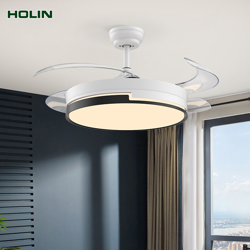 Energy Saving Decorative Lighting Led Intelligent Ceiling Fan Lamp