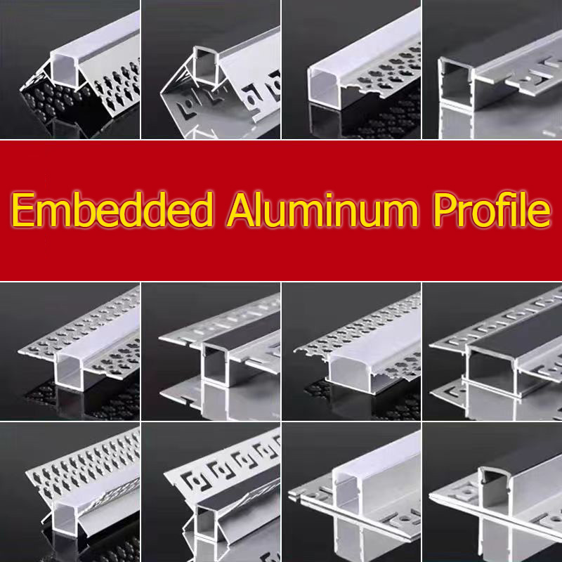 Boundless Embedded Aluminum Profile Recessed Ceiling Drywall Channel Strip