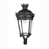 Classic Illumination: European Heritage with 100W Antique Lamp Post for Garden Solar Lighting