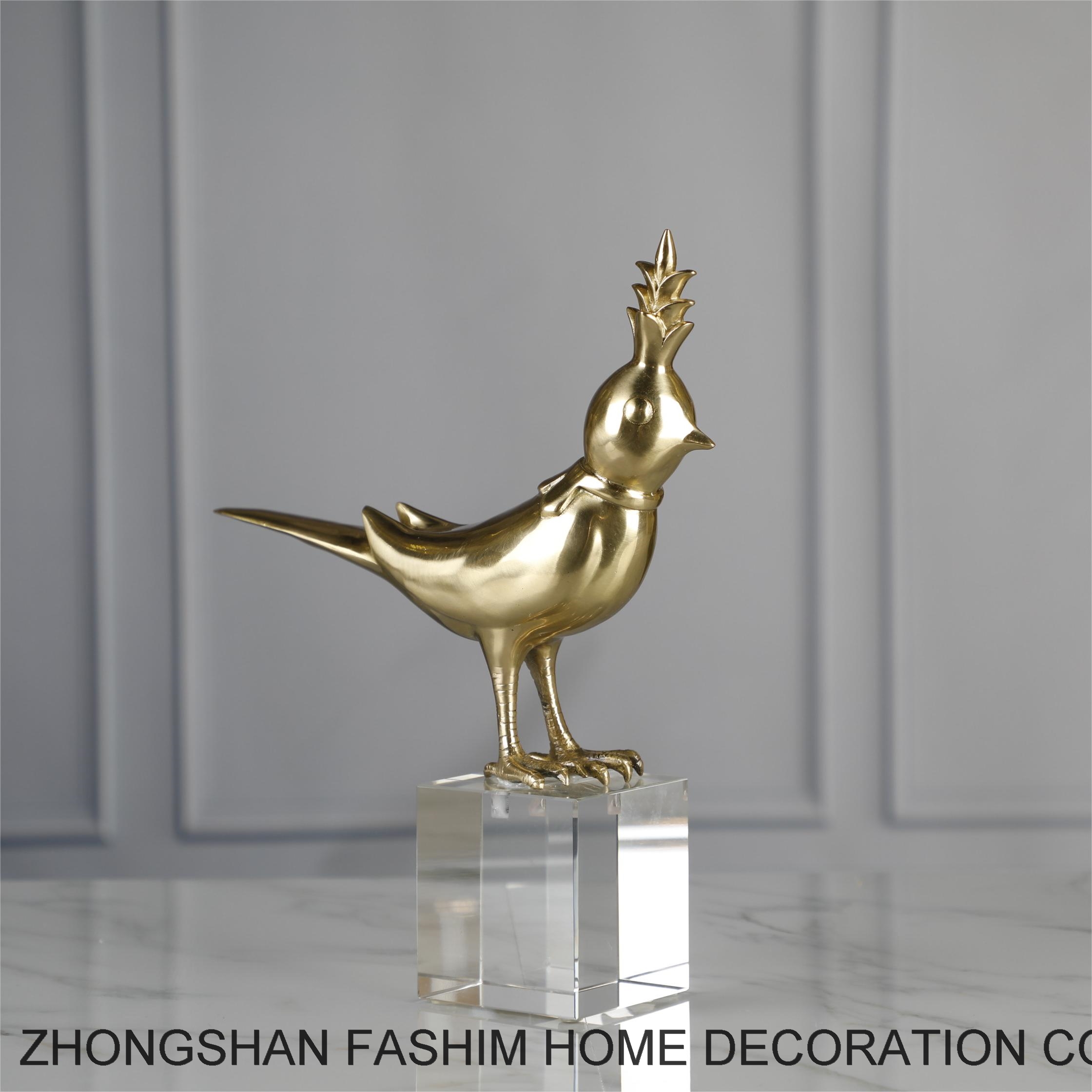 Fashimdecor modern home decoration brass sculpture ornaments