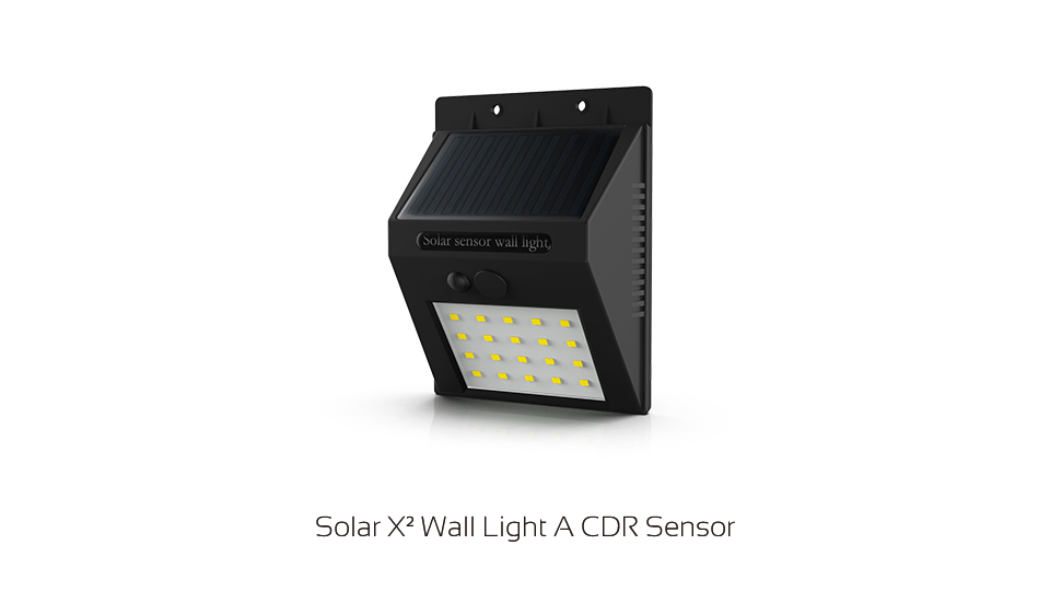 Solar Wall Light A CDR Sensor