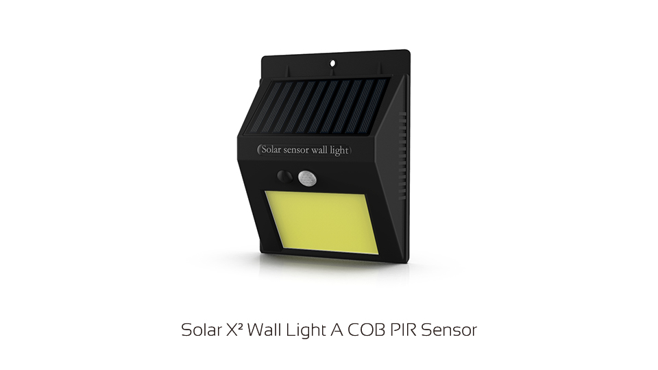 Solar Wall Light A COB PIR Sensor