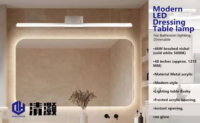 Modern LED Dressing Table lamp for Bathroom lighting Dimmable 46W Modern LED Dressing Table lamp for