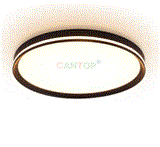 Ceiling Light Fixture Round Thin Flat Modern Low Profile Lighting