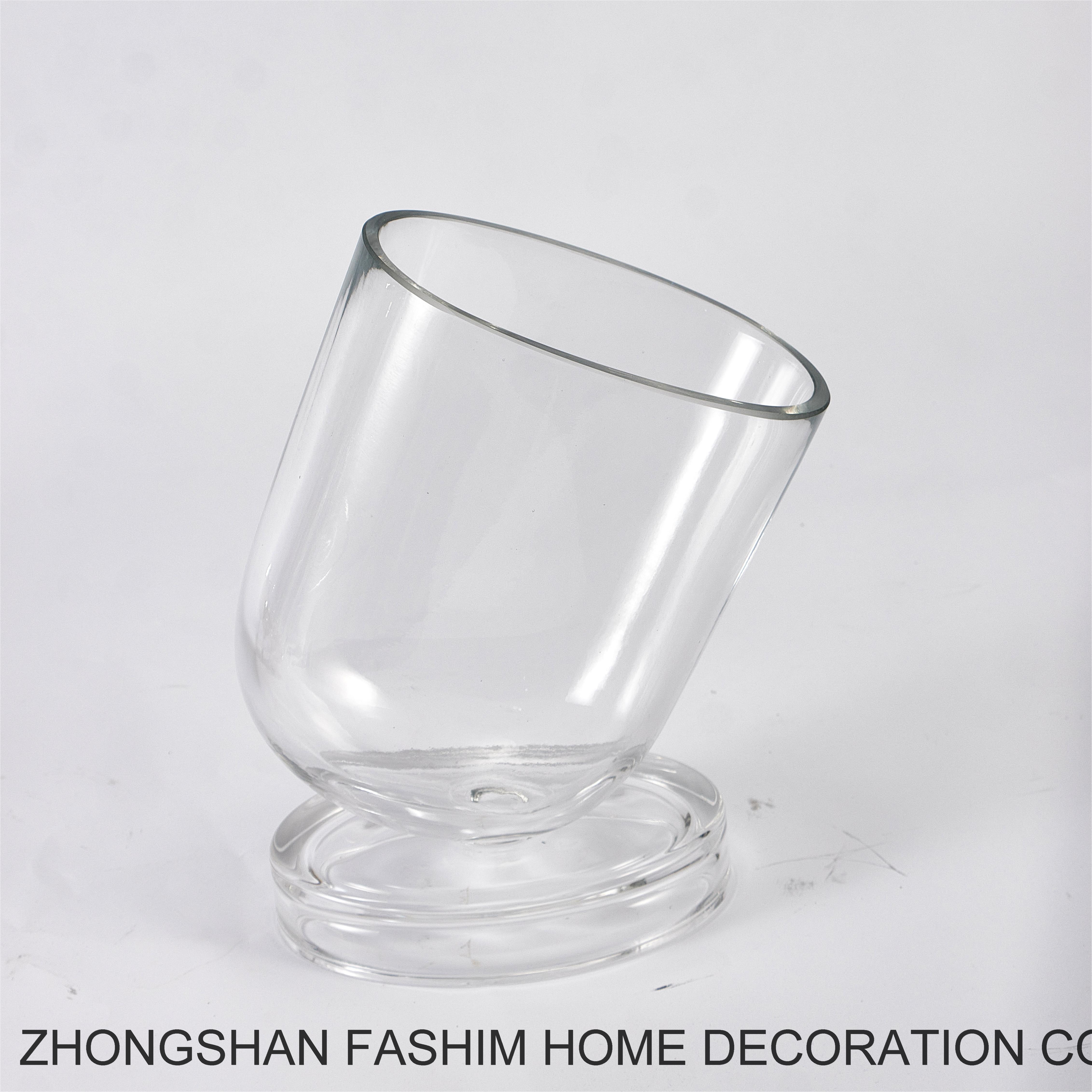 Fashimdecor home decoration ornamental glass flower vase