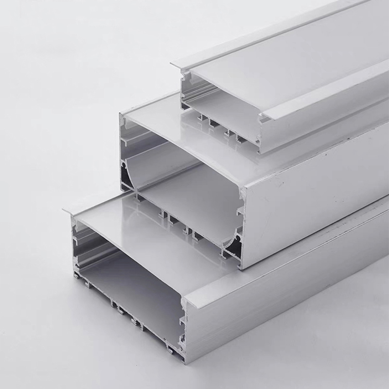 Multi-surface LED Aluminum Linear Strip Ceiling Embedded Top Corner Line Light Reflective Profile