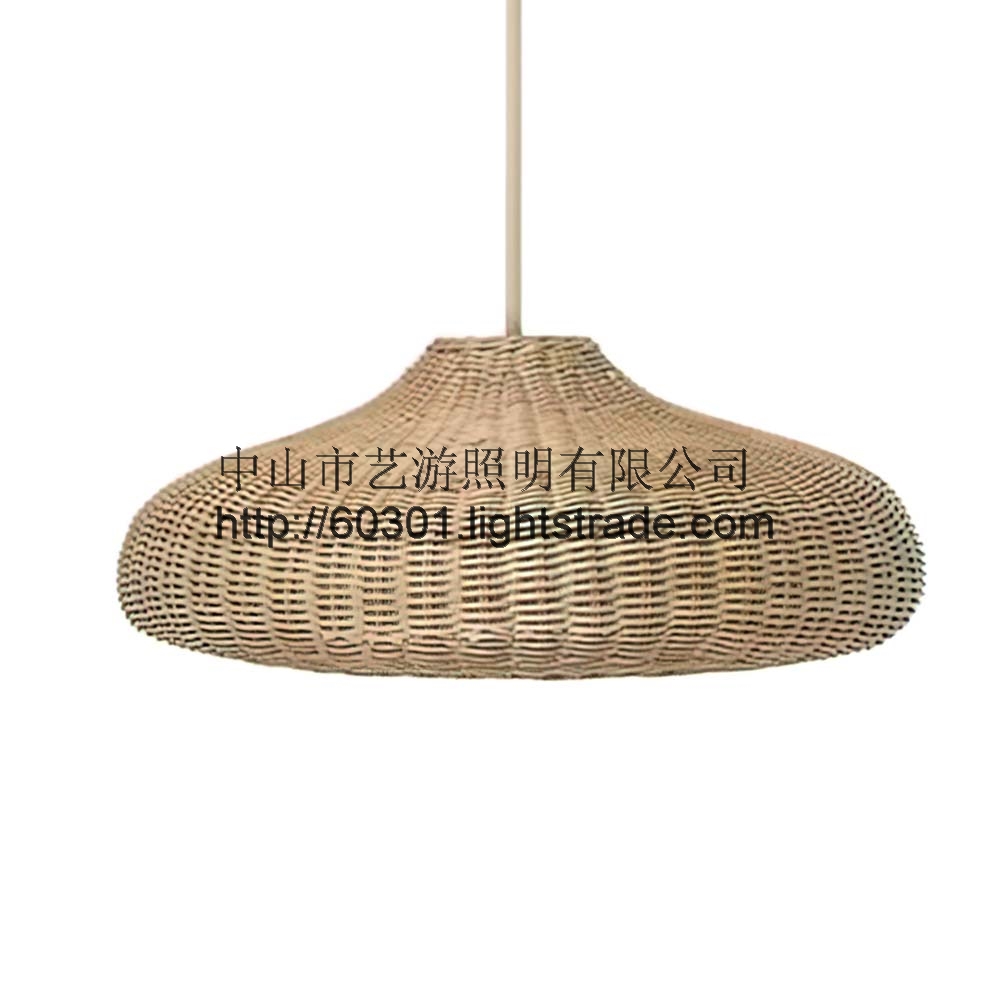 ot Selling Bamboo Pendant Light Rattan Lamp Chandelier Lights with Handmade Woven shade for Home