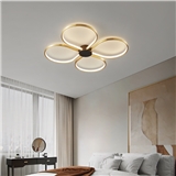 Luxury style ceiling lamp four-ring ceiling light living room LED lamp AL450-4