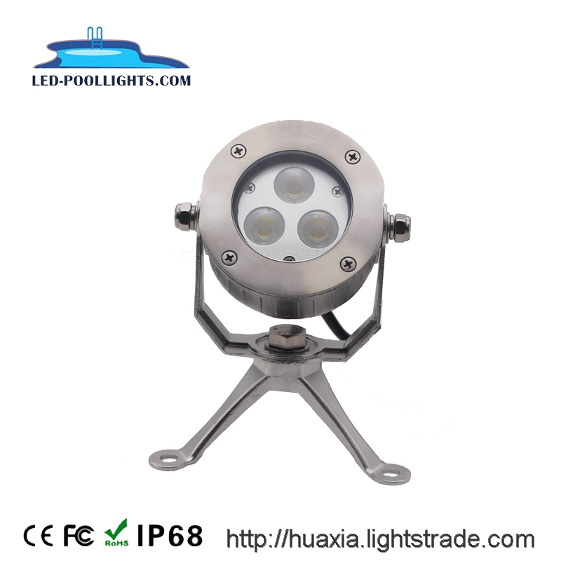 HUAXIA Pool Lamp 316SS IP68 LED Underwater Spot Light Pool Lights Underwater RGB Led Swimming Pool