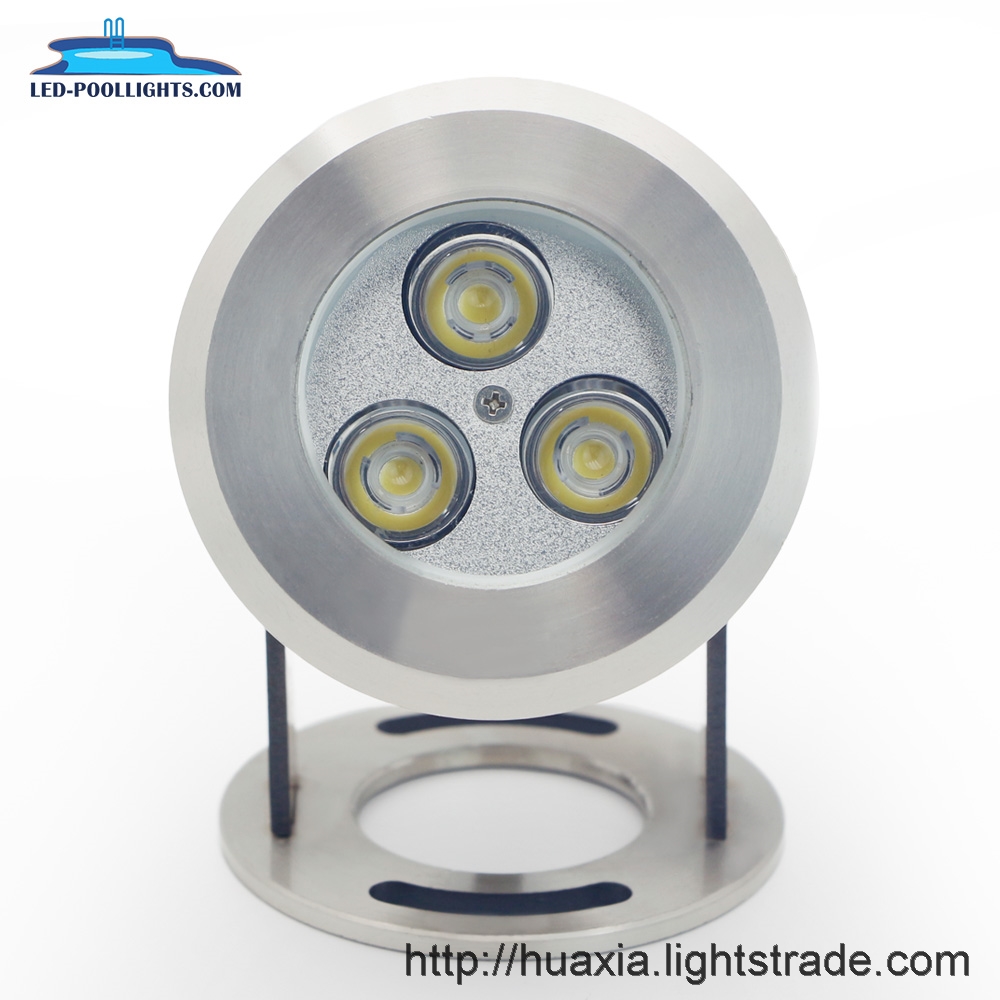 HUAXIA High Quality Material 304SS High Power LED Underwater Spot Light Swimming Pool Lights