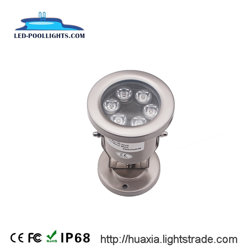 High Quality 304SS High Power LED Underwater Spot Light Waterproof Underwater Swimming Pool Light