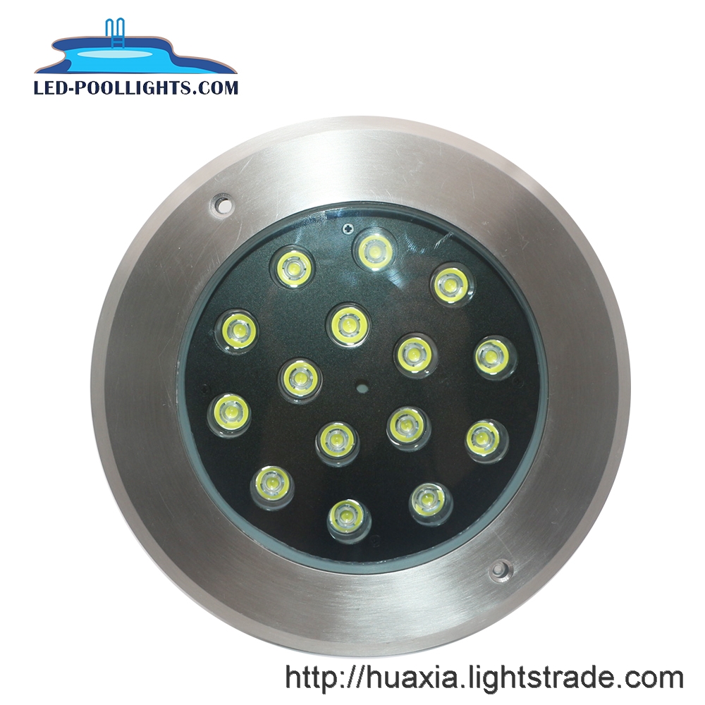 HUAXIA 12W 304SS Recessed LED Underwater Light High Power LED RGB LED Swimming Pool Light AC DC12 24