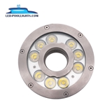 HUAXIA High Quality 316SS LED Fountain Light DC24V IP68 RGB Swimming Pool Lights Underwater