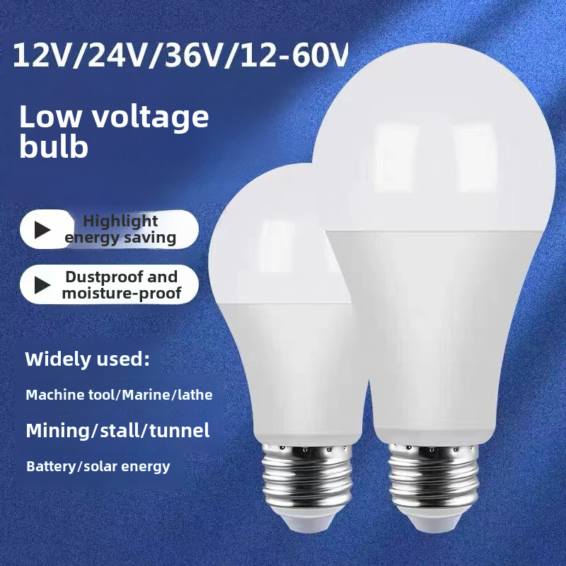 led low voltage lamp DC12V24V36V AC waterproof e27 screw site cold storage lamp machine bulb