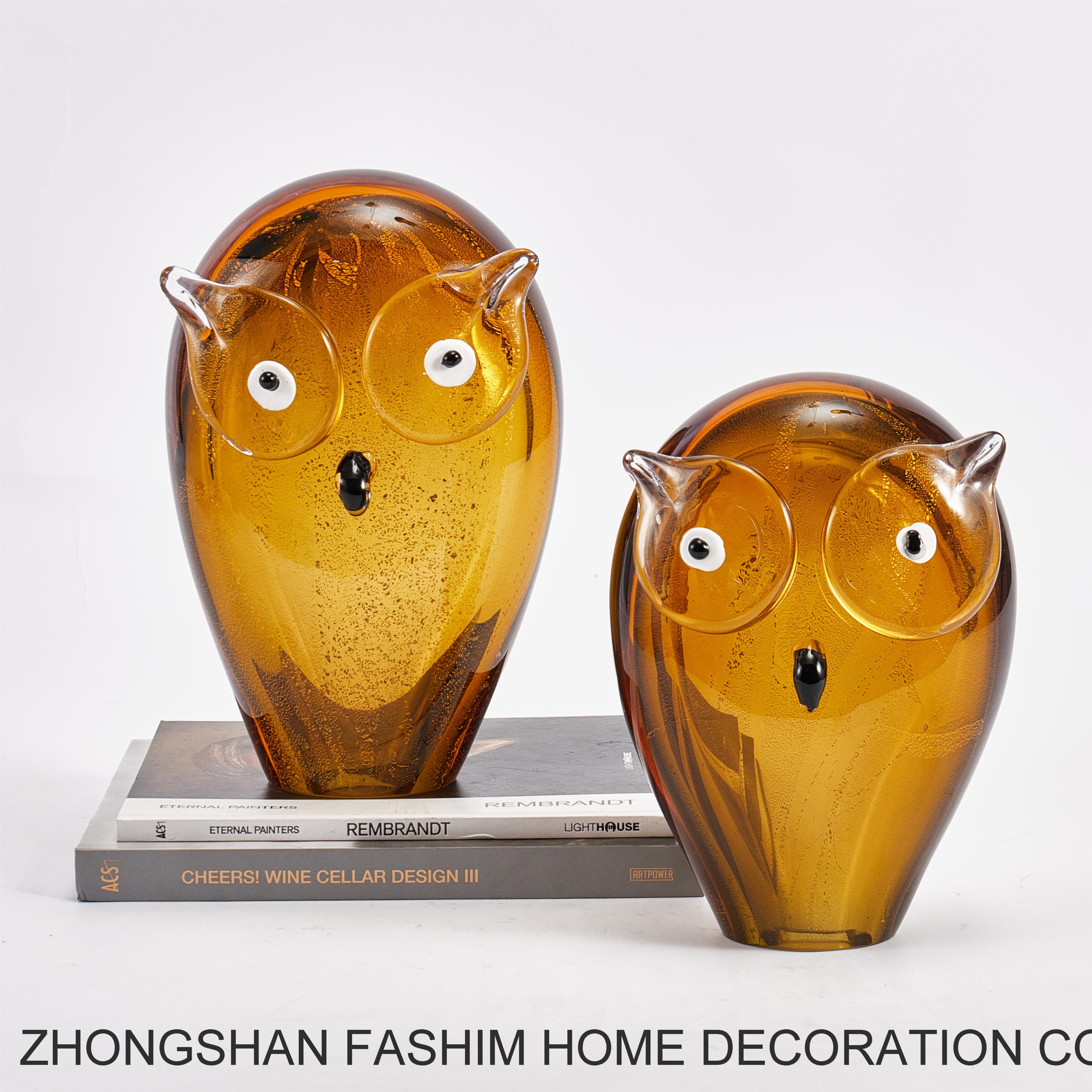 Fashimdecor glass modern home decoration sculpture ornaments