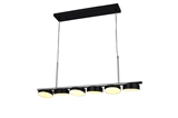 6 light black pendant lamp