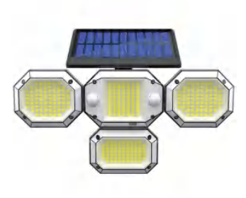 Solar sensor wall light Ka-30114