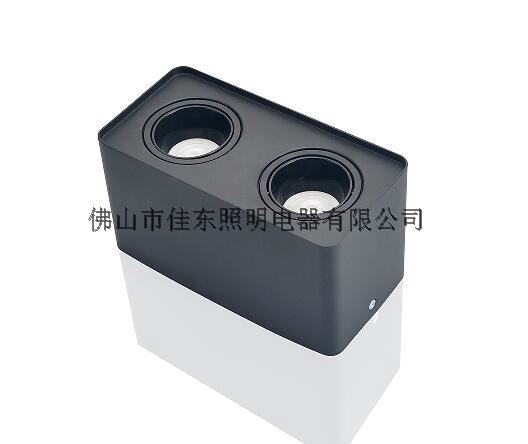 Indoor 2 head square surface mounted downlight double head