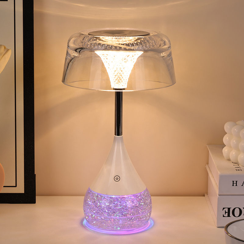 RGB Desk Lamp with glass shade