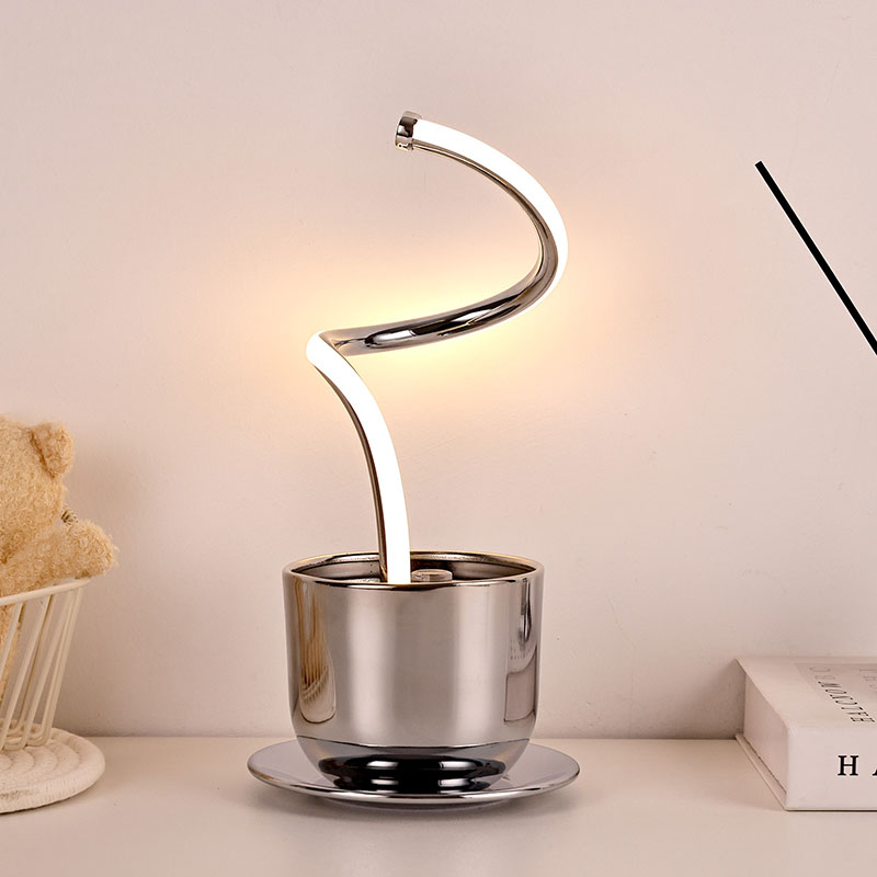 curve bar led table lamp