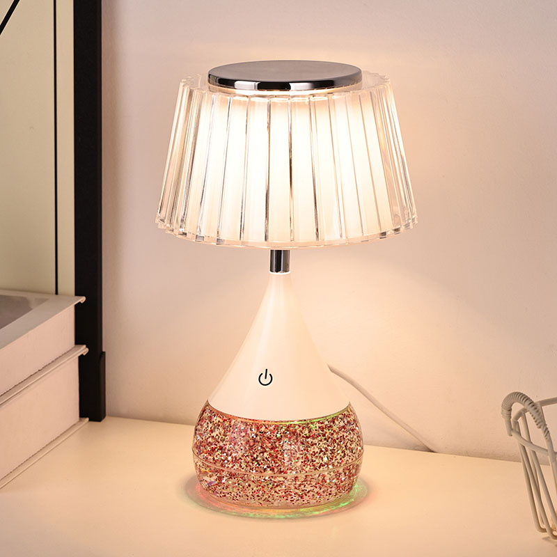 RGB Desk Lamp with glass shade