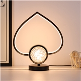 Earth Shape Desk Lamp With heart shade