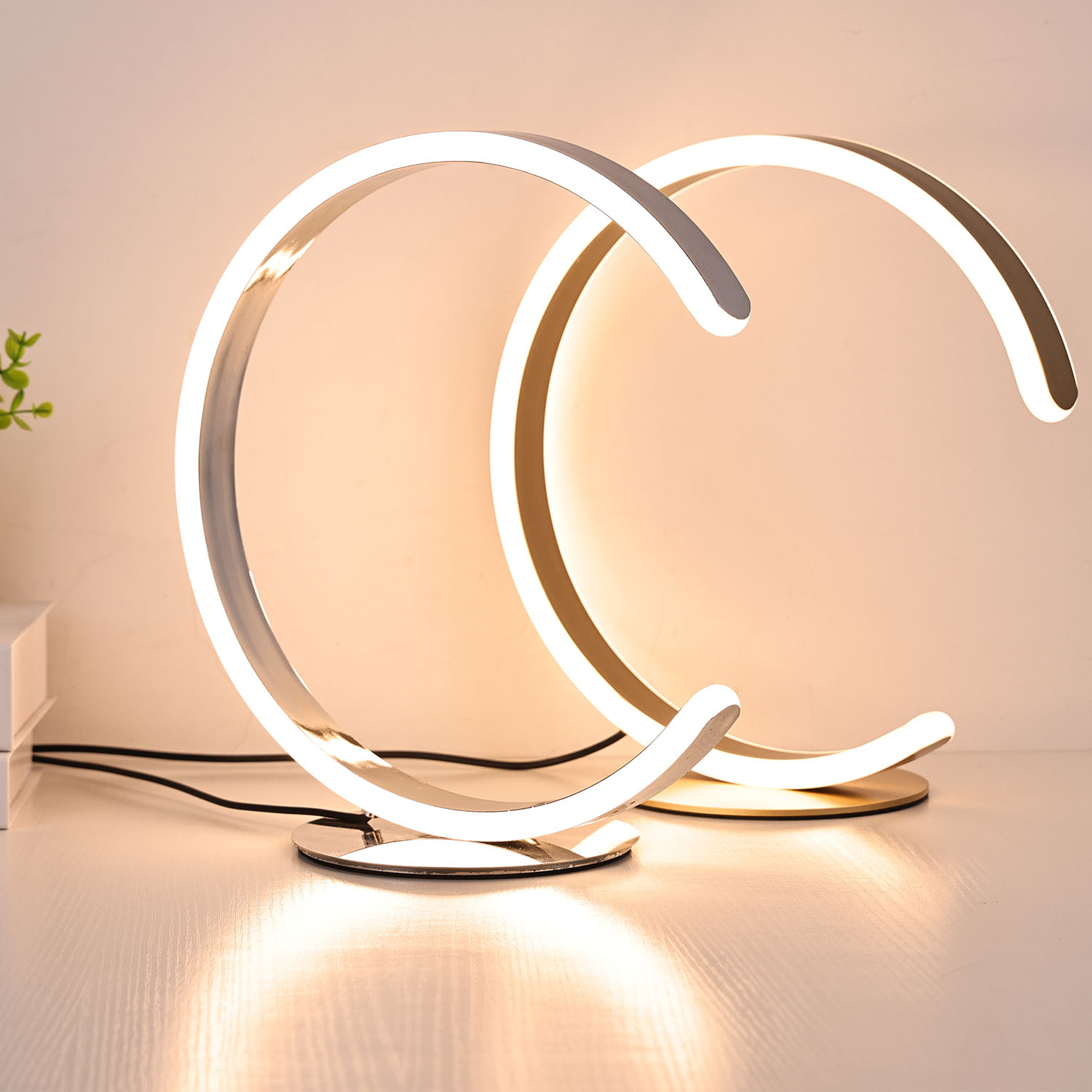 Desk Lamp with C shaped