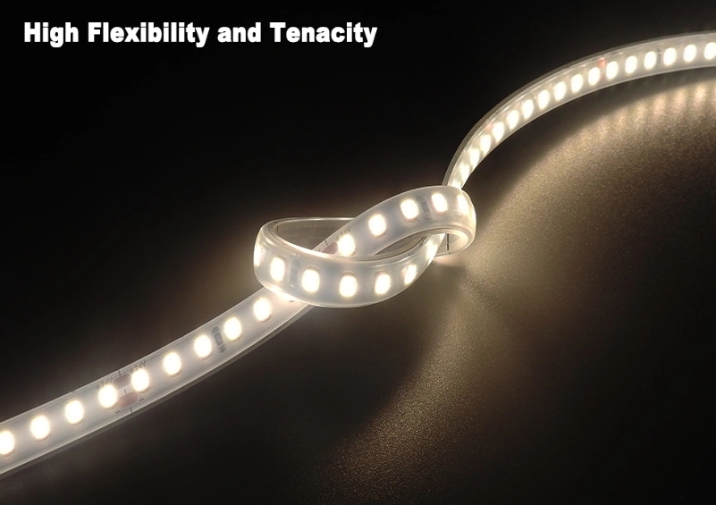 SEMIOFLEX J002 Static-White 24V 70LED meter CRI90 2835 IP68 Waterproof Flexible LED Strip