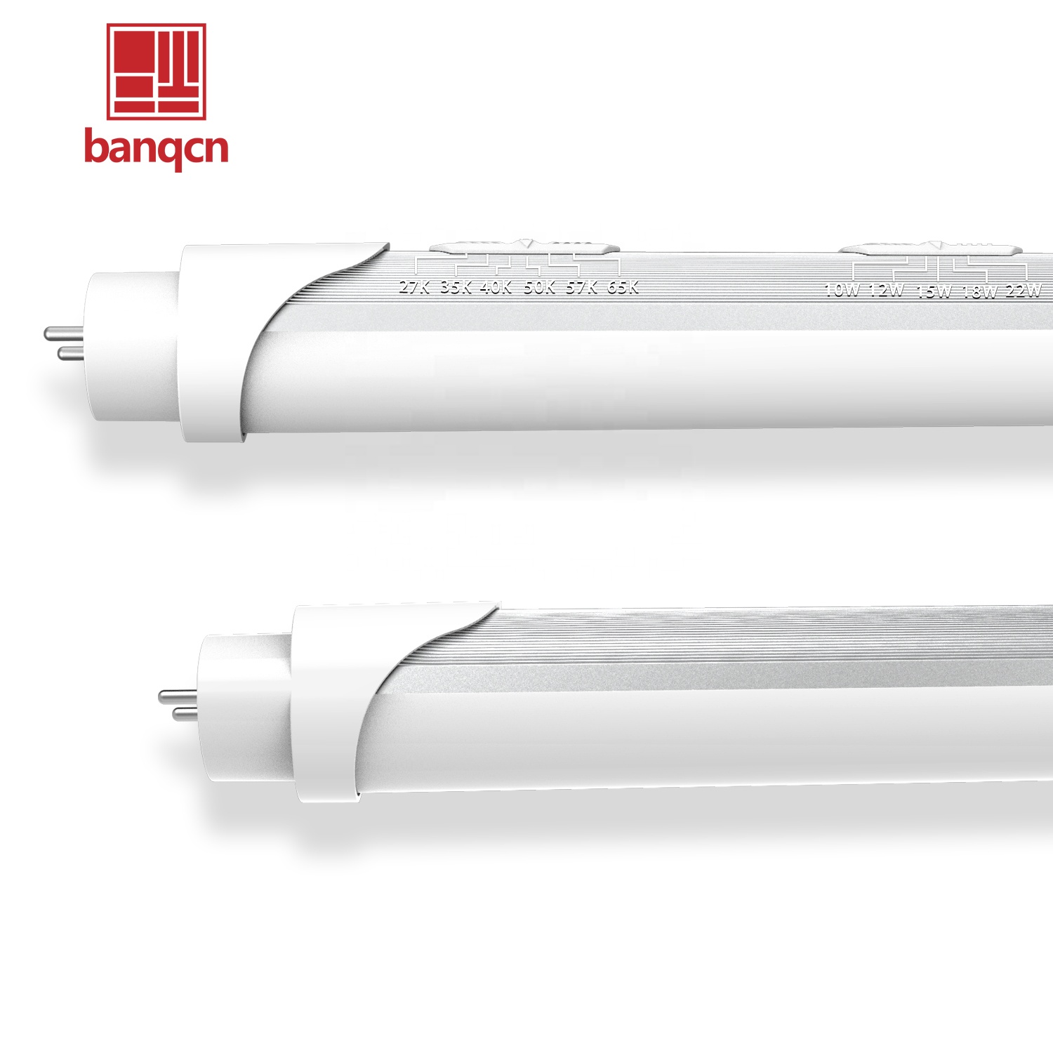 Banqcn T8 UL 6-Color Temperature 5-Power Switch 4ft 1.2m LED Tube ETL Certified for Office Use