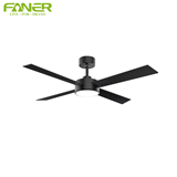 Black ceiling fan light