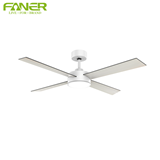 White ceiling fan light