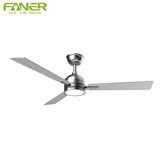 Silver gray ceiling fan light